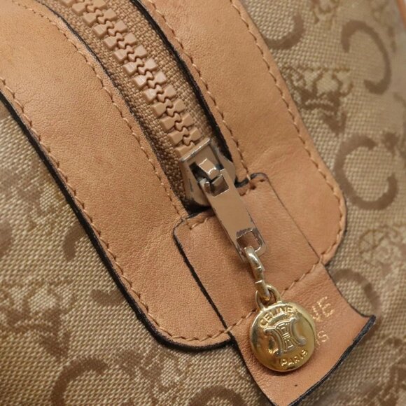 CELINE C Sulky Boston Bag PVC Beige Auth bs23974 - Picture 10 of 16